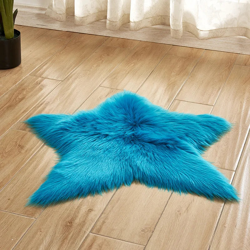 Tapis Étoile Bleu