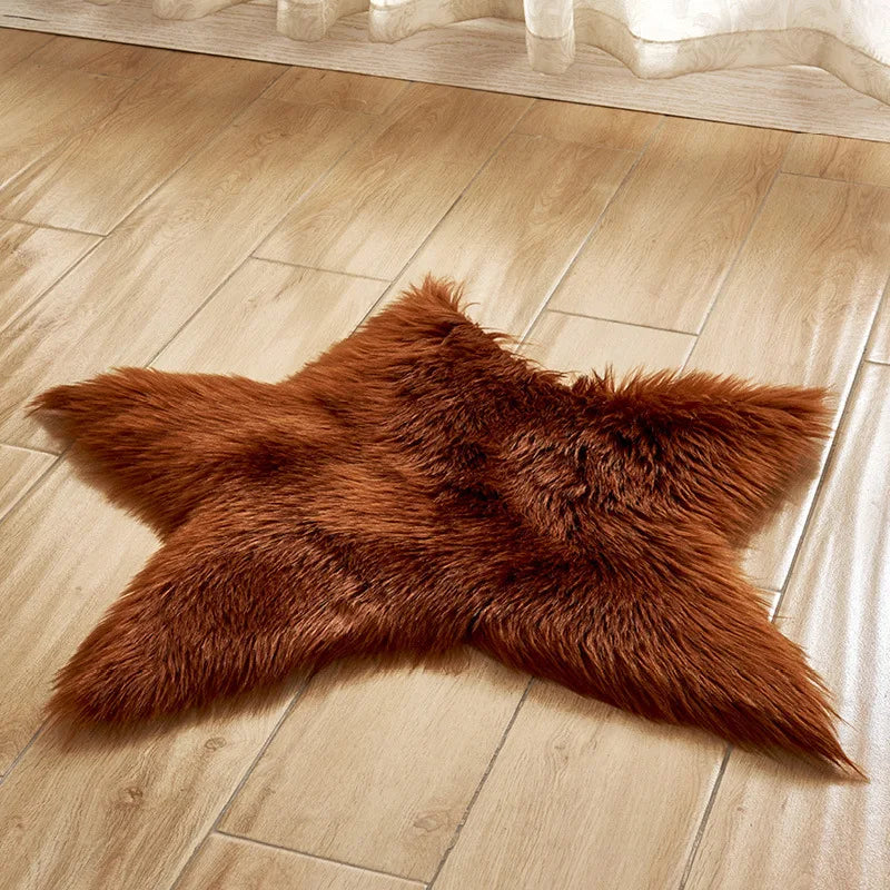 Tapis Étoile Marron