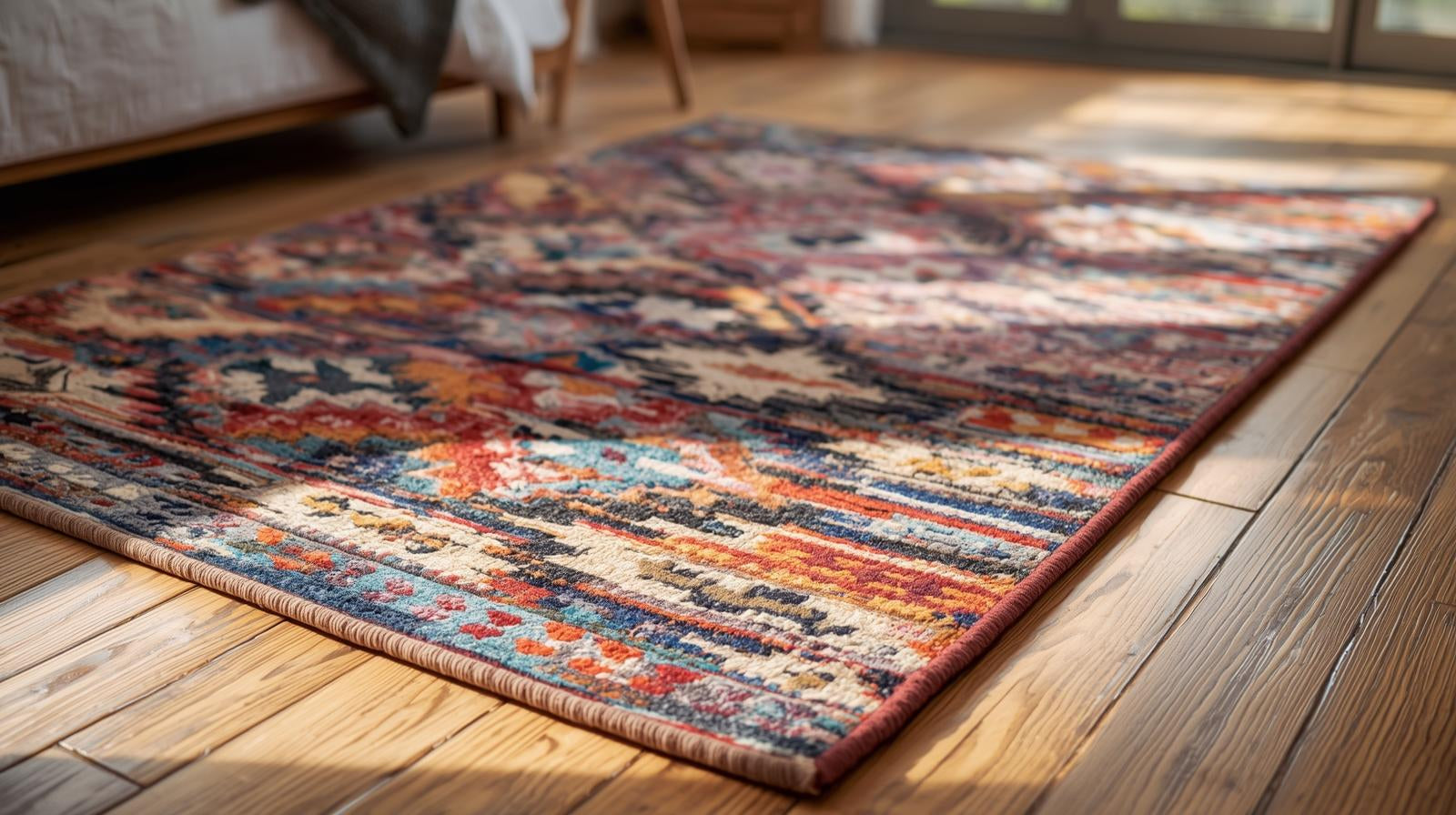 Tapis Coloré dans une chambre